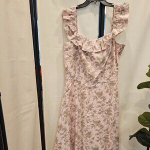 Beautiful  Elie Tahari Off The Shoulder Midi Dress Size 14
